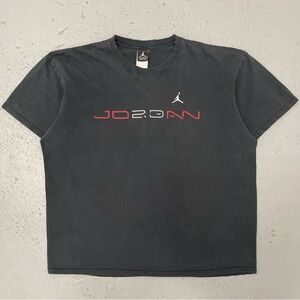 Vintage 2000s Jordan Brand Rare Double Sided Michael Jordan T Shirt XL
